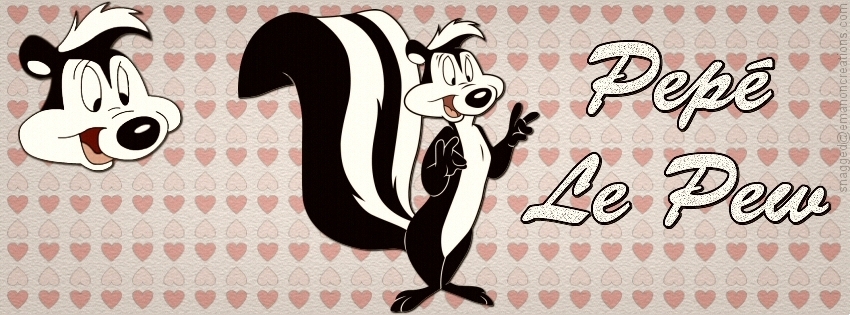 Pepe Le Pew 001 Facebook Timeline Cover