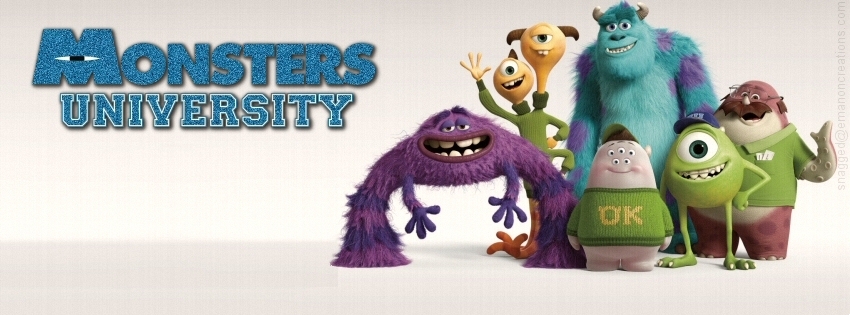 Monsters University Facebook Timeline Cover