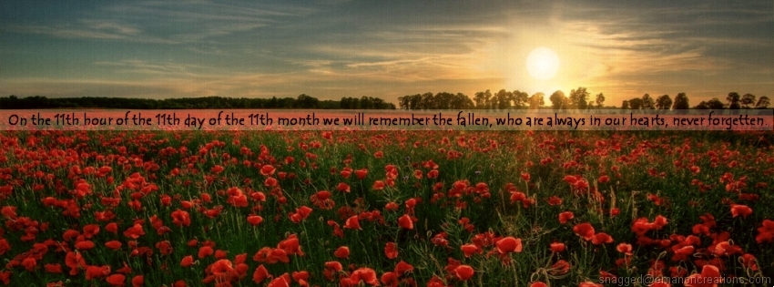 Remembrance Day 01 Facebook Timeline Cover