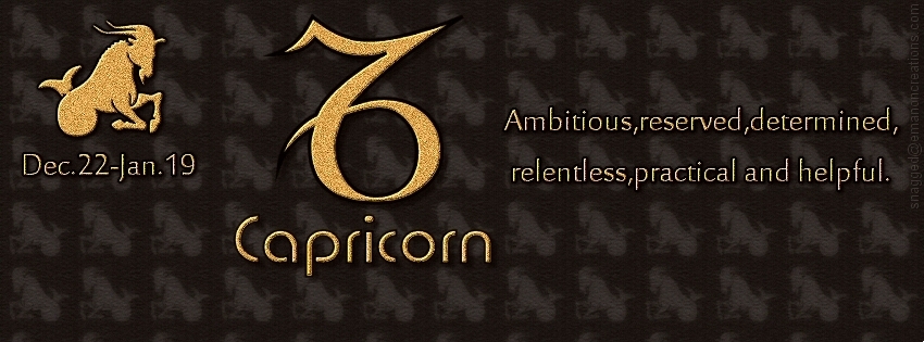 Capricorn 001 Facebook Timeline Cover