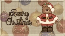 Beary Christmas Hd Wp
