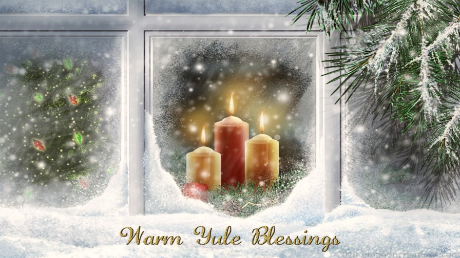 Blessed Yule Wp 01