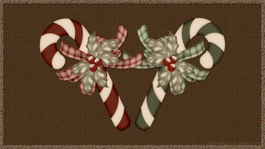 Candy Cane Xmas Hd Wp