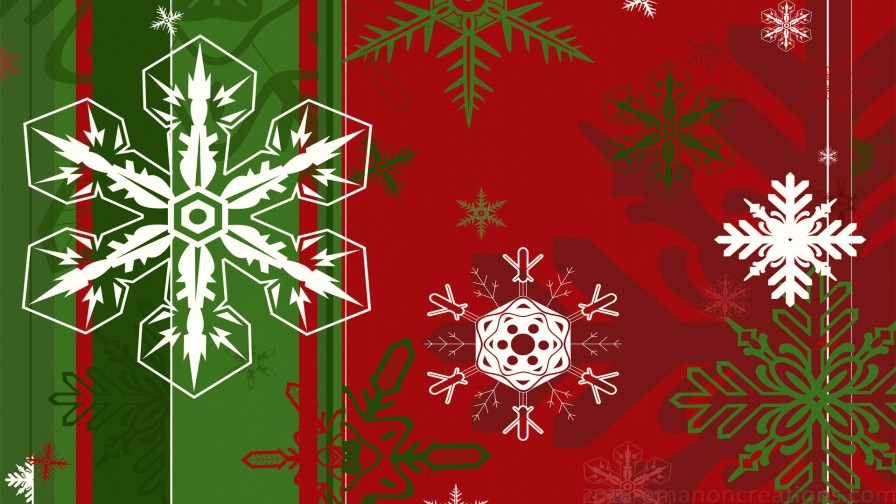 Christmas Snowflakes Wp 01