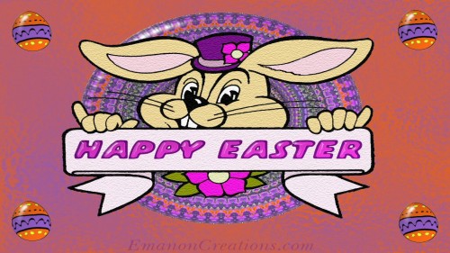Easter Bunny Greeting Wp