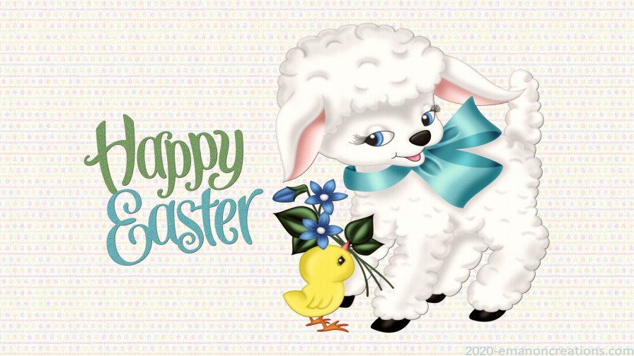 Easter Lamb Wp 01