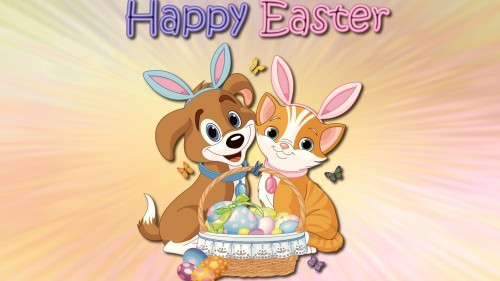Easter Pets Wp 01