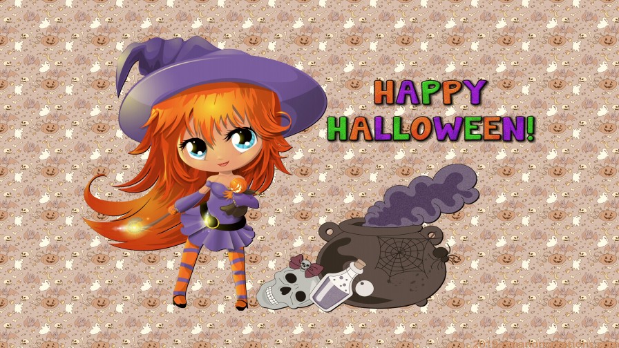 Halloween Witch Wp 05