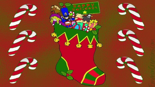 Holiday Stocking Wp 01