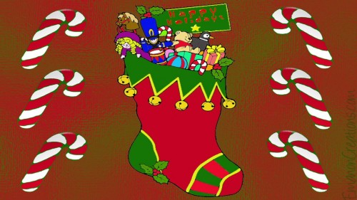 Holiday Stocking Wp 01