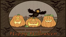 Jack O Lantern Crow Wp 01