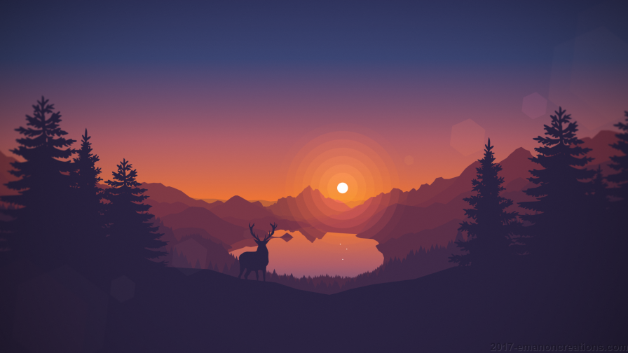 Minimalist Forest Wp 03