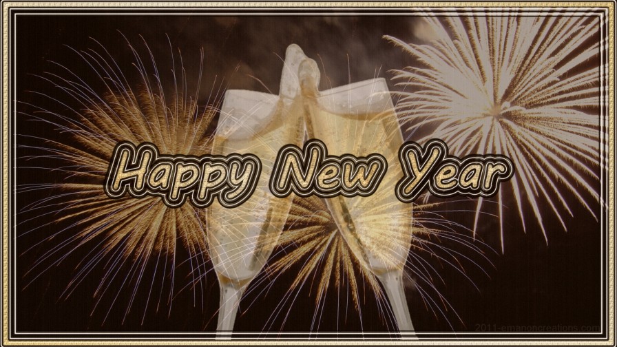 New Year Fireworks Hd Wp