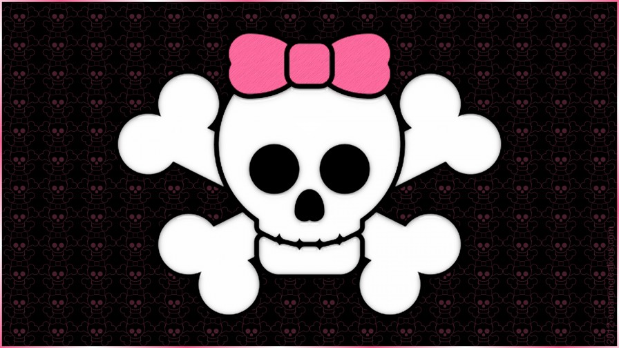 Pink Skull Hd Wp