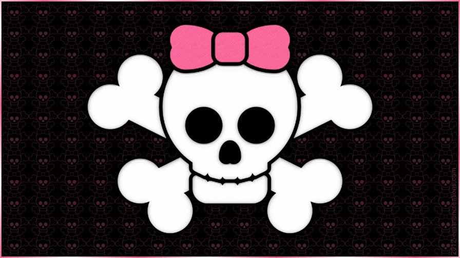 Pink Skull Hd Wp