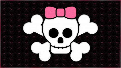 Pink Skull Hd Wp