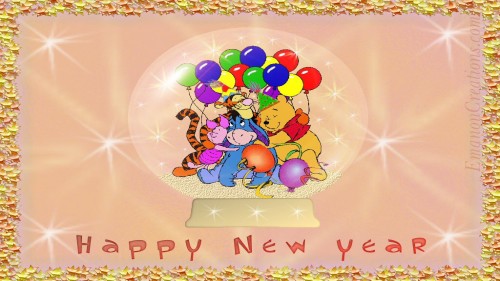 Pooh New Year Wp