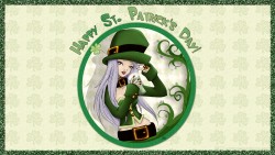 Shamrock Girl Hd Wp