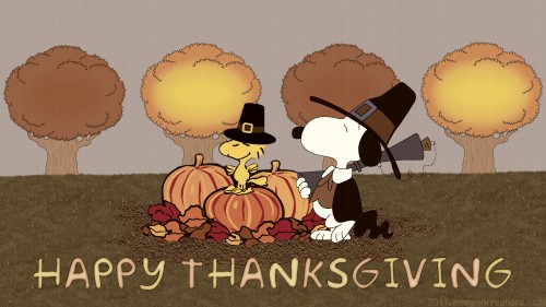 Snoopy Tgiving Hd Wp