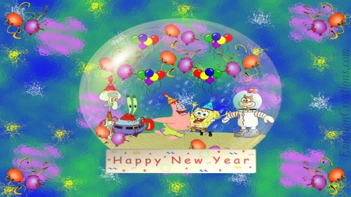 Spongebob New Year Wp