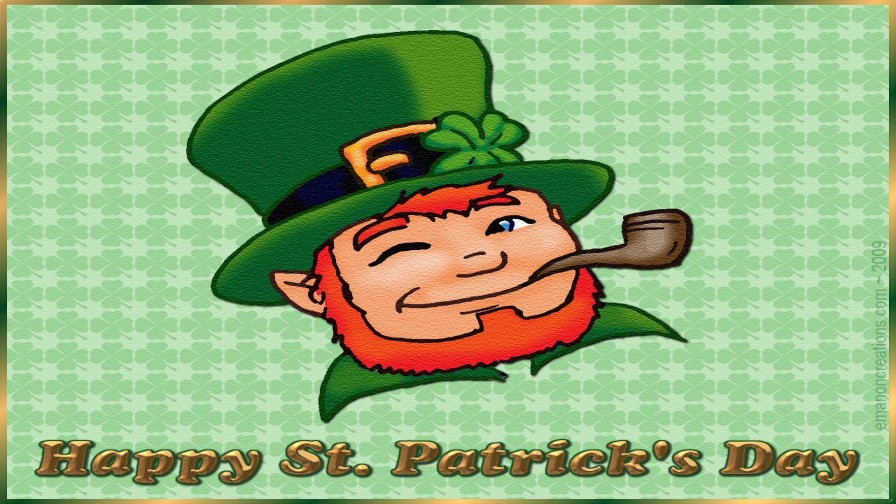 St Patrick Leprechaun Wp