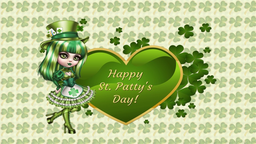 St Patricks Girl Wp 01