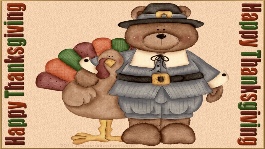 Tgiving Bear Wp