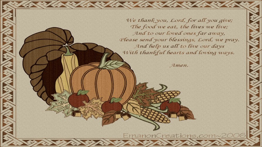 Thanksgiving Prayer Wp