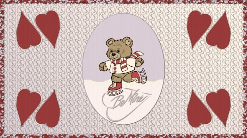 Valentine Skatebear Hd Wp