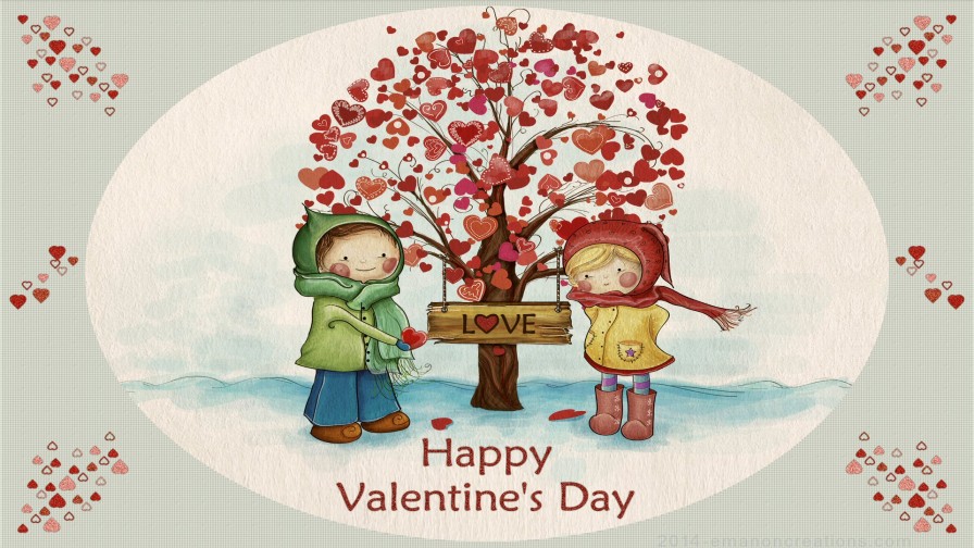 Valentine Tree Wp 01