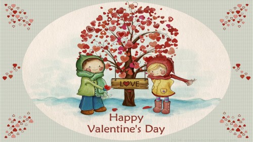 Valentine Tree Wp 01