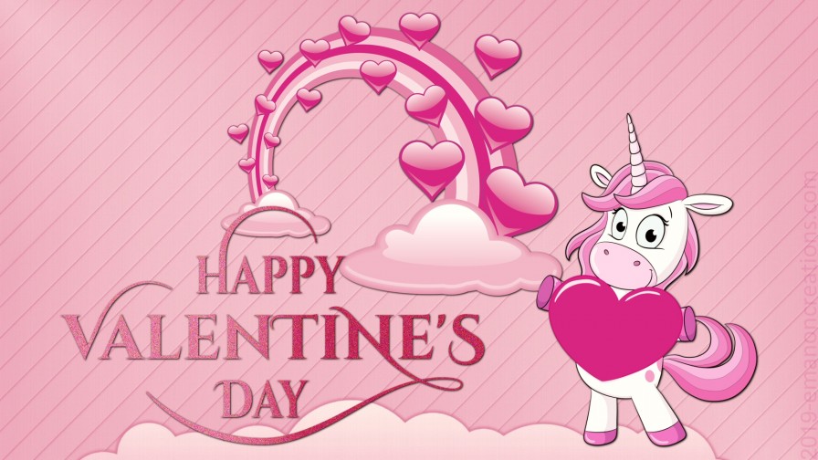 Valentine Unicorn Wp 01