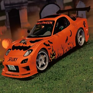 Halloween Mazda Car